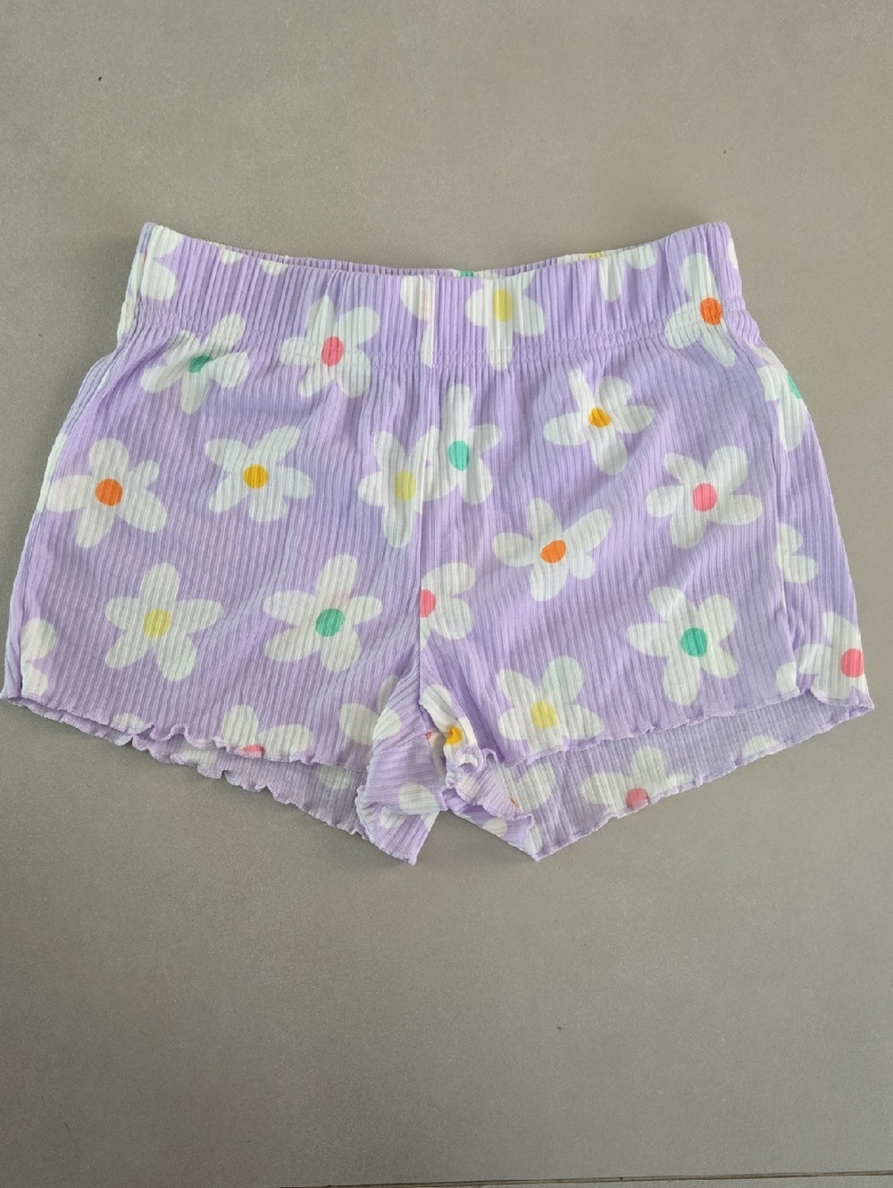 Old Navy Lavender Floral Lounge Shorts Size M (8Y)